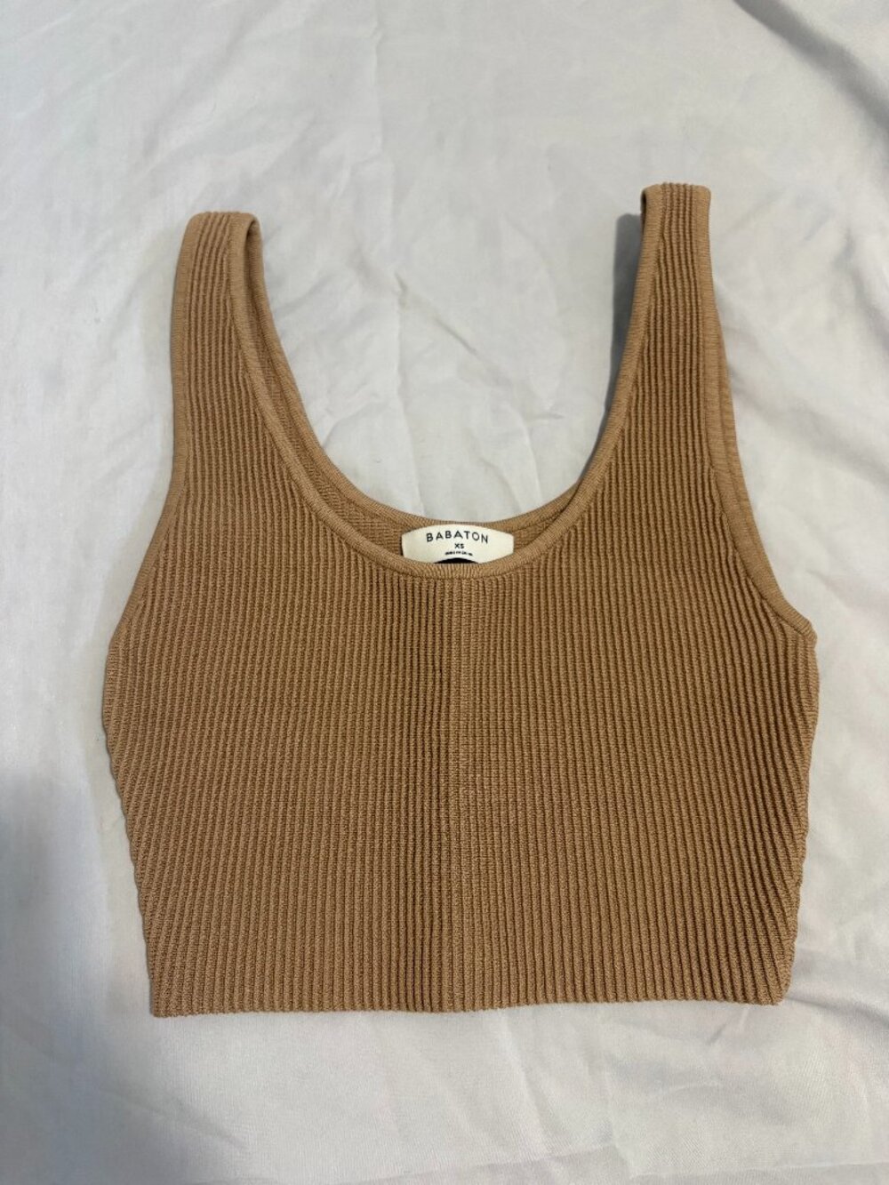 Aritzia Babaton Ribbed Knit Tank Top - size xs